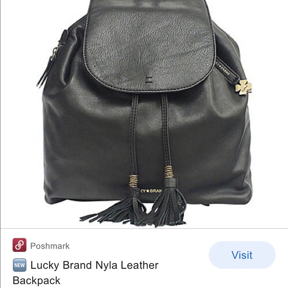 Lucky Brand Leather Backpack